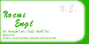 noemi engl business card